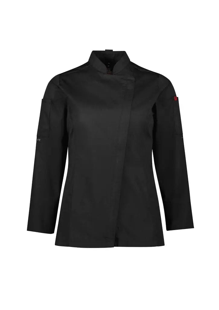 Biz Collection Womens Alfresco Long Sleeve Chef Jacket CH330LL - City Workwear